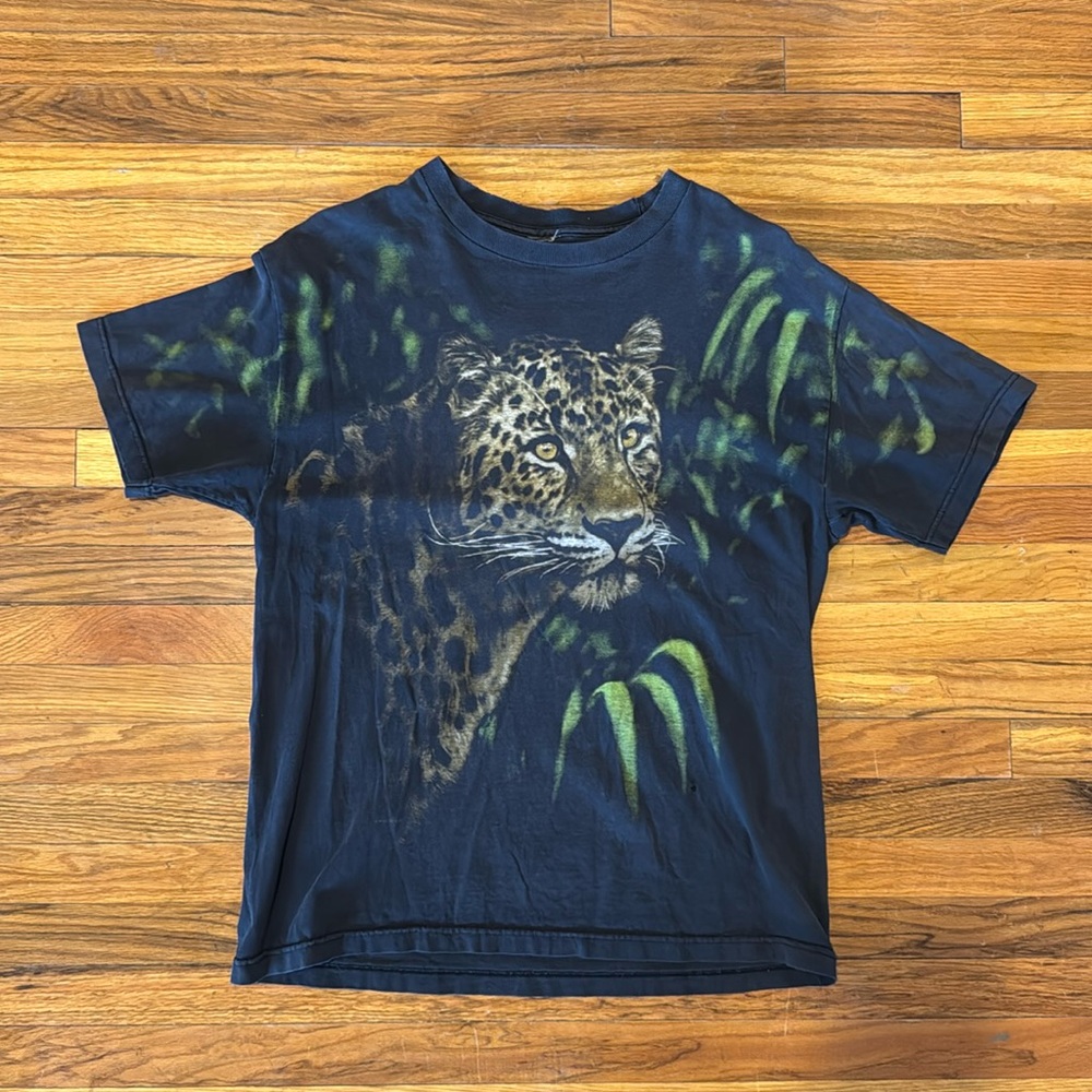 Vintage Peter Kull AOP Leopard T